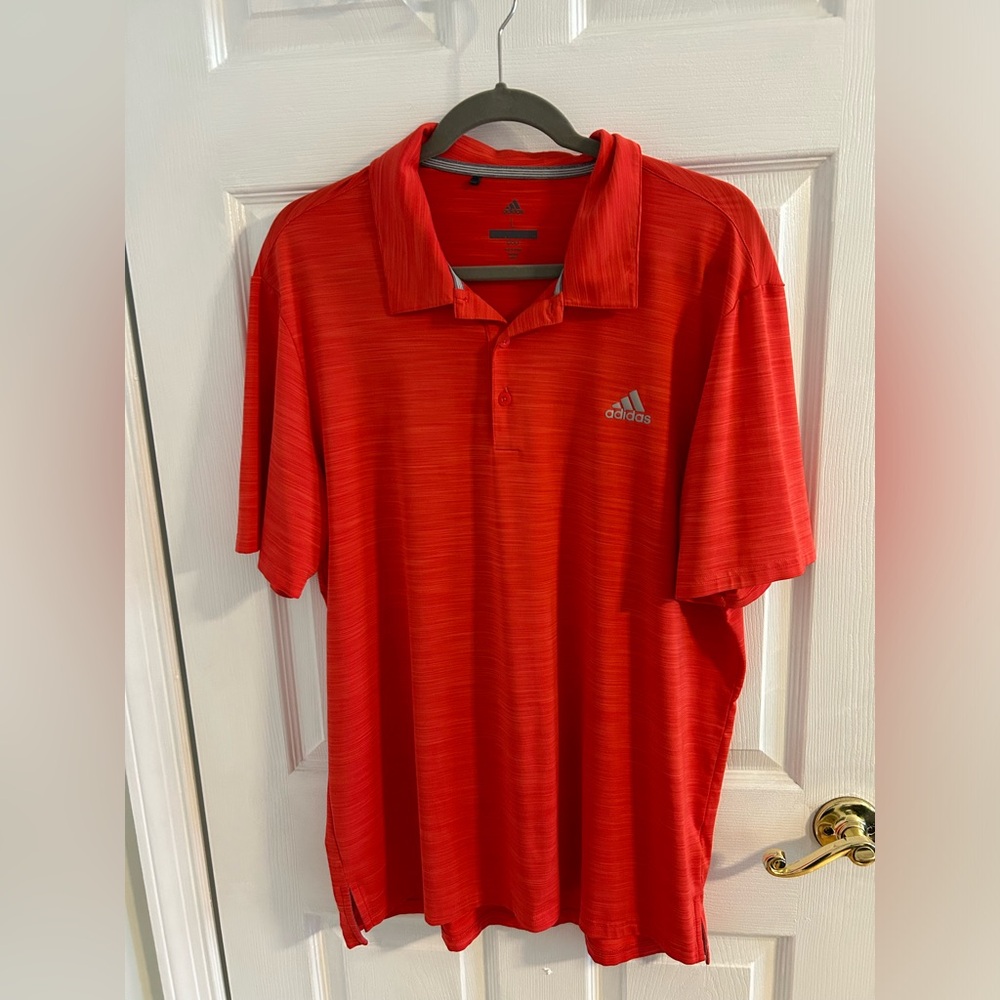 adidas Golf Red Polo